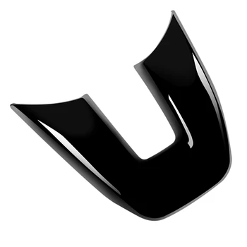 5X Автомобильная Глянцевая Черная накладка на панель рулевого колеса в стиле V, Декоративная рамка, наклейка для Honda Vezel HR-V HRV 2021 2022