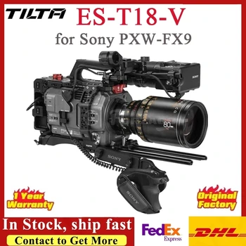 Каркас камеры Tilta ES-T18-V для камеры Sony PXW-FX9 Rig С V-образным креплением Gold-Mount Support 15-мм Стержневая Опорная плита